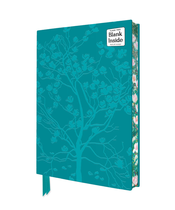 Wilhelm List: Magnolia Tree Artisan Art Blank Notebook (Flame Tree Journals)